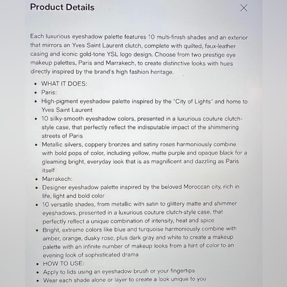 SOLD๐บYves Saint Laurent๐Couture Color converts to Black Clutch NEW IN BOX - Picture 14 of 16